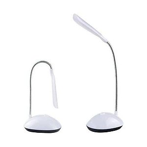 Mini Luminária De Mesa Dobrável Flexível Portátil Leitura