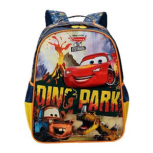 Mochila De Costa Escolar Carros Dino Park Marinho Xeryus