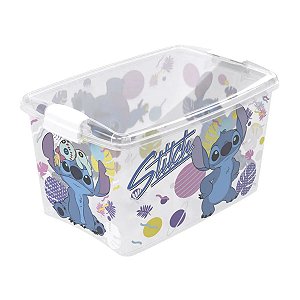 Caixa Plástica Multiuso Organizadora Stitch 19,8 L Plasútil