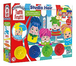 Massinha Modelar Tutti Frutti Cabelo Studio Hair Cor Cores Variadas