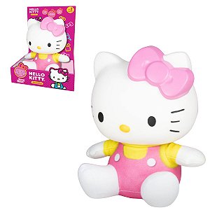 Boneca Hello Kitty Soninho Com Luz E Som Em Vinil Baby Brink