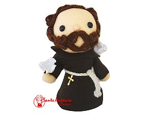 Boneco São Francisco de Pano Artesanal Colecionável para Decoração