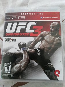 PS3 UFC3 UNDISPUTED