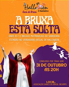 2o. Lote - Convites Halloween - Lote Bruxa Morgana - Celebração Presencial - Clube Banco do Brasil - 2025