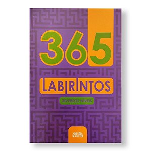 Livro 365 Labirintos Diversos Níveis