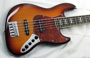 Baixo Fender American ELITE V Natural (Super Novo) - Ano 2016 - STORE VB -  A loja do ViniBass