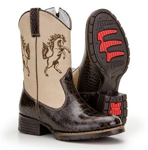 bota cano longo para criança