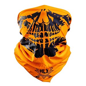 Tubo Flex Laranja Caveira
