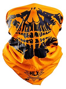 Tubo Flex Laranja Caveira