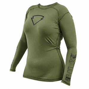 Blusa Segunda Pele Verde Oliva Feminina
