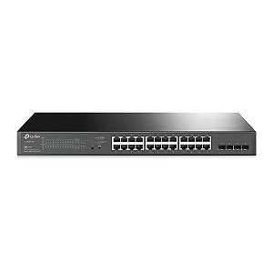 Switch Gerenciável Gigabit 24 portas Poe+ 4 Sfp Tp-link Tl-sg2428p Omada 802.3AF/AT 250W