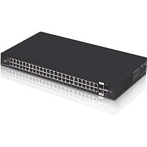 Switch Ubiquiti Layer 3 48 portas Gigabit Egdemax ES-48-Lite com 4 SFP (2 SFP+ 10GB)