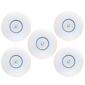 Access Point Ubiquiti Unifi UAP-AC-PRO-5 Mimo Dual Band AC1300 Dual-Band Kit 5 peças