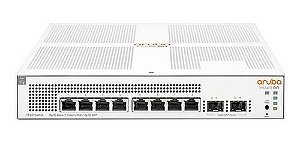 Switch Hp Aruba 1930 8 Portas Giga Poe 124w + 2sfp Jl681a