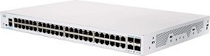 Switch inteligente Cisco Business 48 portas gigabit + 4 portas SFP CBS250-48T-4G