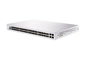 Switch Cisco CBS250 48 Portas Gigabit POE 370W 10/100/1000 4X1G SFP Layer 3 CBS250-48P-4G Gerenciável