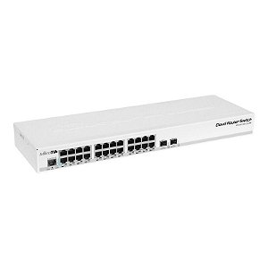 Mikrotik Cloud Router Switch 24 Portas Gigabit Crs326-24g-2s+rm L5 2 SFP+ 10G
