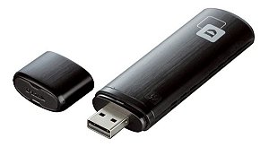 Adaptador Usb D-link Wireless Ac1200 Dual-band Dwa-182