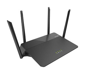 Roteador Wireless AC 1900Mbps Wave2 MU-MIMO Dualband com 4 antenas externas D-LINK DIR-878