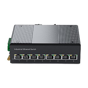 Switch industrial ethernet Gigabit POE - SW800-GEP 8*100/1000M - Qixiang