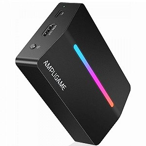 Placa de Captura de Vídeo Fifine V3 RGB 4K para audio, videos e jogos - Preto