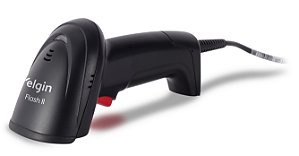 Leitor de Código de Barras Flash 1D e 2D Preto com fio - 46FLASH2CK00 - Elgin