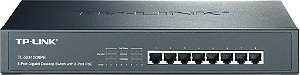 Switch Gigabit 8 Portas Poe+ Tp-link Tl-sg1008pe Rackmount