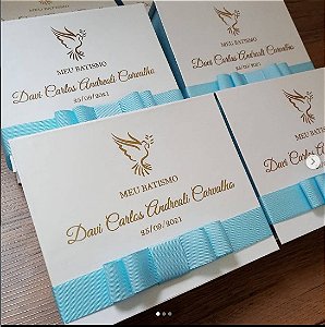 Caixa Convite para padrinho de Batismo