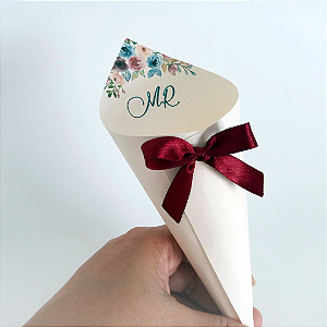 Cone para Pétalas Casamento