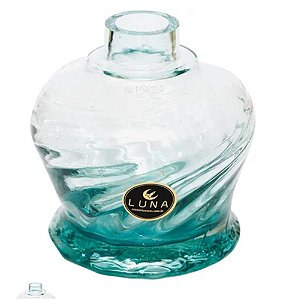 VASO LUNA RON RIGADO TWIST AZUL