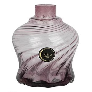 VASO LUNA RON RIGADO TWIST ROSA