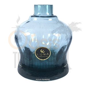 VASO LUNA RON RIGADO AZUL CLARO