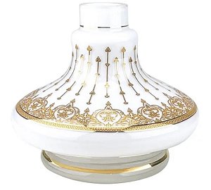 VASO MD 14CM GENIE DESENHO BRANCO