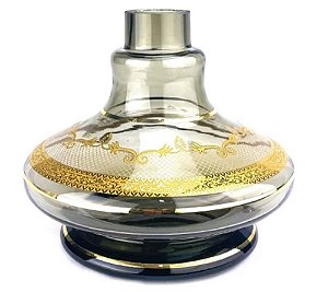 VASO MD 14CM GENIE DESENHO FUME