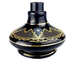 VASO MD 14CM GENIE DESENHO PRETO