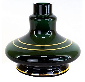 VASO MD 14CM GENIE LISTRA PRETO