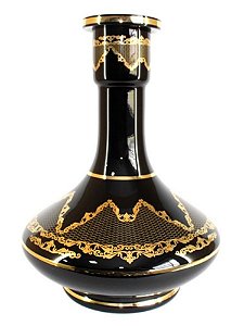 VASO MD 30CM GENIE PRETO