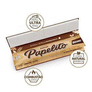 SEDA PAPELITO BROWN COM PITEIRA