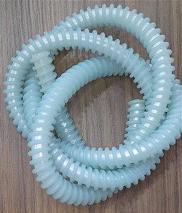 MANGUEIRA SILICONE HELIX AZUL BB/BRANCOC