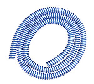 MANGUEIRA SILICONE HELIX AZUL/BRANCO