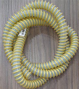 MANGUEIRA SILICONE HELIX DOURADO/AZUL BB