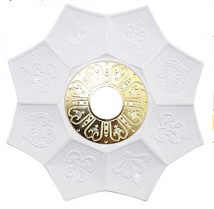 PRATO EBS IMPACTUS GRANDE BRANCO/DOURADO