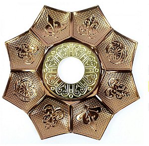 PRATO EBS IMPACTUS GRANDE BRONZE/DOURADO