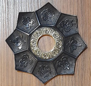 PRATO EBS IMPACTUS PEQUENO PRETO/DOURADO