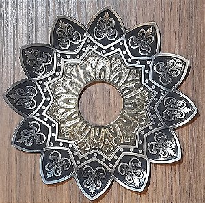 PRATO EBS SLEEK MINI CINZA/DOURADO