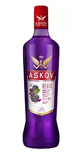 GARRAFA VODKA ASKOV FRUTAS ROXAS