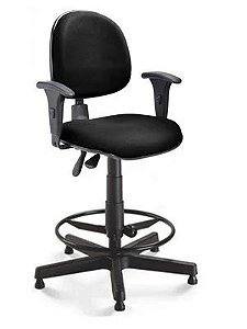 Cadeira para escritório caixa executiva back system com braços reguláveis RD