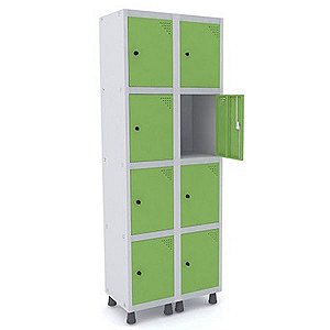 Armário Roupeiro / Locker para vestiário 08 portas pequenas