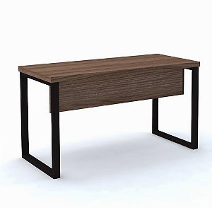 Mesa reta de trabalho 170x70 para escritório tampo 40mm pé tubular