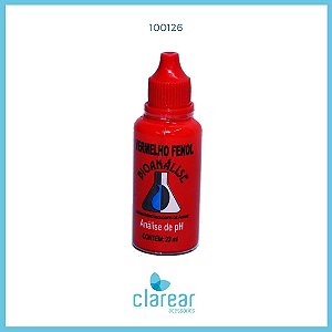 Solução de PH (Vermelho Fenol) - Teste PH/CL